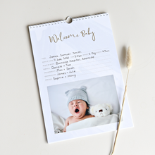 Load image into Gallery viewer, Premature Baby Record Book Welcome Page