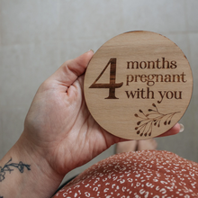 Load image into Gallery viewer, rainbow baby milestone plaque