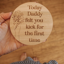 Load image into Gallery viewer, rainbow baby milestone plaque