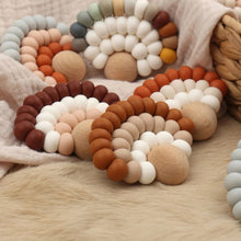 Load image into Gallery viewer, Silicone + Wood Teether - Rust