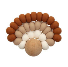 Load image into Gallery viewer, Silicone + Wood Teether - Rust